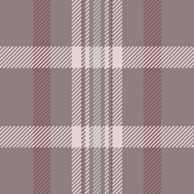 Pastel ve beyaz renklerde dikişsiz bir arka plan vektörü ile ekose kumaş deseni denetimi.