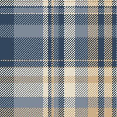 Kusursuz bir arka plan, hücre tartan vektörünü kontrol et. İplik desenli kumaş pastel ve cyan renklerinde..