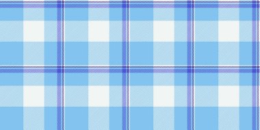 Daire dokusu ekose kumaş, eşsiz tekstil arka plan vektörü. Erkeksi kontrol, pürüzsüz desenli tartan, siyan ve beyaz renkli..