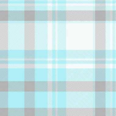 Mükemmel vektör tekstil tartan, kulüp desen kontrol dokusu. Dünya çapında arkaplan ekose kumaşı ışık ve cyan renginde pürüzsüz.