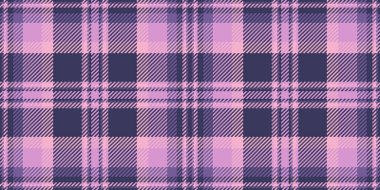 Kumaşı dinlendir, kusursuz şablon vektörünü kes. Açık ve çivit renkli ekose kumaş dokusu.