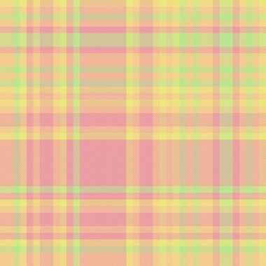 Kehribar ve açık renklerde dikişsiz vektör kumaş arka planına sahip tartan ekosesinin desensel dokusunu işaretle.