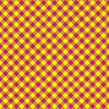 Ekose desenli vektör. Kumaş dokusunu kontrol et. Giysiler, kağıt baskısı veya web arkaplanı için kusursuz tekstil tasarımı.