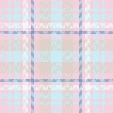 Ekose kontrol deseni pembe. Kusursuz kumaş dokusu. Tartan tekstil baskı tasarımı.