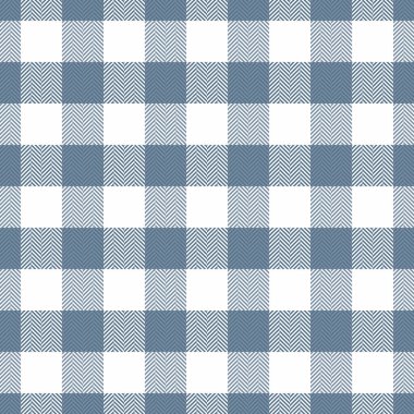 Boş ekose vektör tekstili, doku yapısını kontrol et. Fibröz desenli tartan kumaş bembeyaz ve cyan renkli..