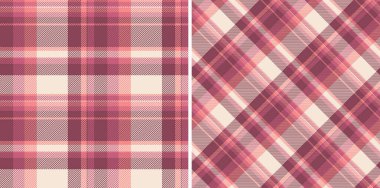 Cilt rengi ekose kumaş desenli vektör kontrol tekstil arkaplanı kusursuz tartan.