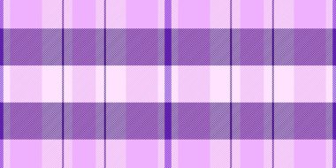 Manzara kumaş taşıyıcı tekstil, yarım ton ekose desen kontrolü. Mor ve menekşe renginde markasız tartan arkaplan.