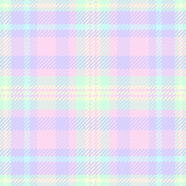 İspanyol arkaplan desenli, süslü ekoseli tartan çeki. Krallık tekstil dokusu ışık ve pembe dantel rengi kumaş vektörü.