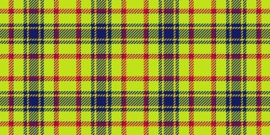 Havalı tartsız kumaş, bufalo kumaş örneği. Kireç ve mavi renkli paçavra tekstil arka plan vektörü.