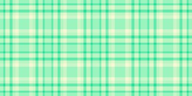 Dikensiz ekose arka plan, görkemli vektör tekstil kumaşı. Reklam deseni tartan kontrol dokusu açık ve yeşil renkte.