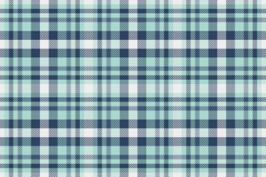 Endüstriyel kontrol desenli tartan, kusursuz ekoseli arka plan. Doğumgünü kumaş tekstil vektör dokusu açık ve mavi.