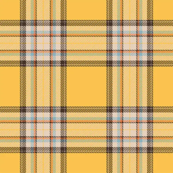 Ekose desenli turuncu. Kumaş dokusunu kontrol et. Vektör tekstil baskı tasarımı.