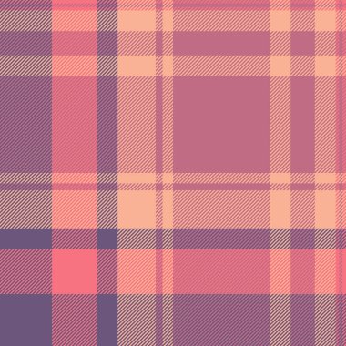 Sakin vektör kumaş tekstili, kusursuz evlilik dokusu deseni. Renkli arka plan ekoseli tartan denetimi kırmızı ve turuncu renklerde.