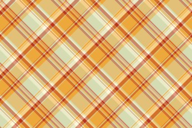 Geometrik taşıyıcı kumaş, diğer ekose desenli doku. Kehribar ve turuncu renkte parti arkaplansız tartan kontrolü.