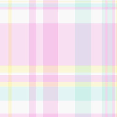 Ekose desenli ekoseli tartan arkaplan dokusu açık ve beyaz renklerde tekstil vektör dokusunu denetle.