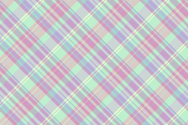 Açık ve beyaz renklerde desensiz, dokusu olmayan tartan kumaş vektörünün ekoseli desen kontrolü.