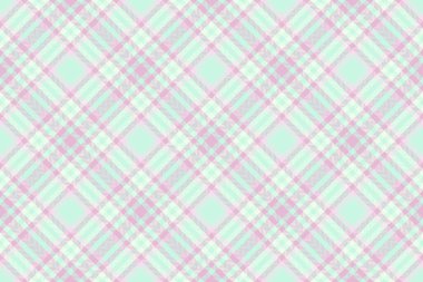 Aydınlık kumaş ve bal çiği renginde ekose desenli tekstil dikişsiz desenlerin vektör kontrolü.