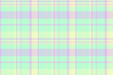 Kusursuz vektör arkaplanı, ufuk desenli tartan. Açık ve beyaz badem renklerinde ekose kumaş denetimi.