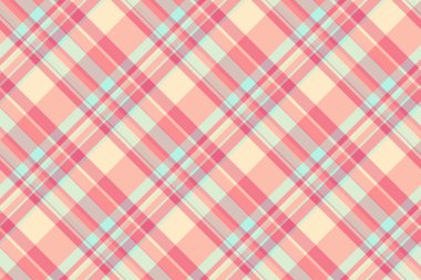 Kırmızı ve açık renkli ekose kumaş desenli ekoseli vektörsüz denetimin örüntüsel tekstil arka planı.