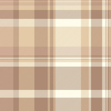 Peçetesiz kumaş kumaş kumaş, arka plan taraması. Açık ve turuncu renkli Jpg ekose desenli tekstil vektörü.