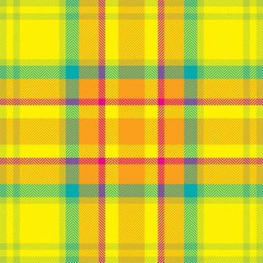 Ekose kontrol kalıbı. Kusursuz kumaş dokusu. Tartan tekstil baskı tasarımı.