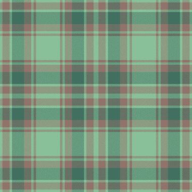 Yeşil desenli ekose desenli. Kumaş dokusunu kontrol et. Vektör tekstil baskı tasarımı.