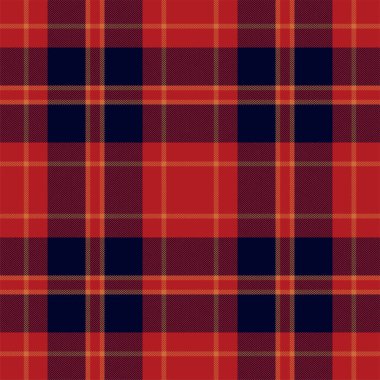 Kırmızılı ekose desenli. Kumaş dokusunu kontrol et. Vektör tekstil baskı tasarımı.