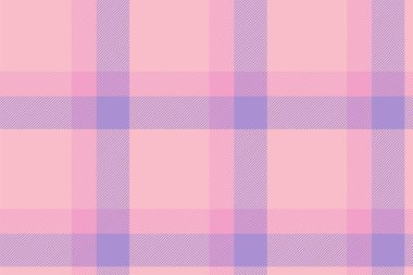 Ekose arka plan, pürüzsüz pembe deseni kontrol et. Tekstil baskısı için vektör kumaş dokusu, ambalaj kağıdı, hediye kartı, duvar kağıdı düz tasarım.