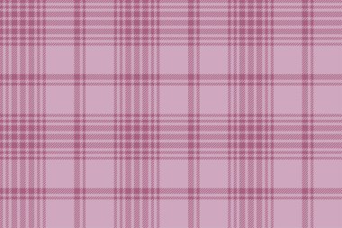 Ekose arka plan, pürüzsüz pembe deseni kontrol et. Tekstil baskısı için vektör kumaş dokusu, ambalaj kağıdı, hediye kartı, duvar kağıdı düz tasarım.
