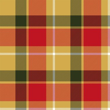 Ekose desenli. Kumaş dokusunu kontrol et. Vektör tekstil baskı tasarımı.