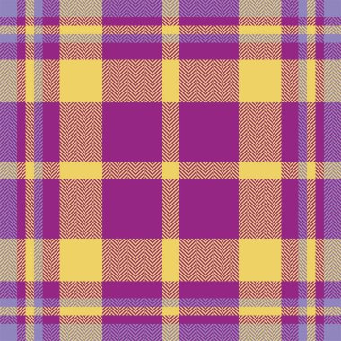 Ekose kontrol kalıbı. Kusursuz kumaş dokusu. Tartan tekstil baskı tasarımı.