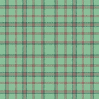 Yeşil desenli ekose desenli. Kumaş dokusunu kontrol et. Vektör tekstil baskı tasarımı.