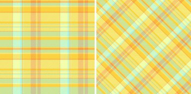 Ekoseli kumaş kumaşının tekstil dikişsiz doku kontrollü örüntü vektör arkaplanı. Şık yorgan kapağı tasarımları için açık renkli ayarlar.