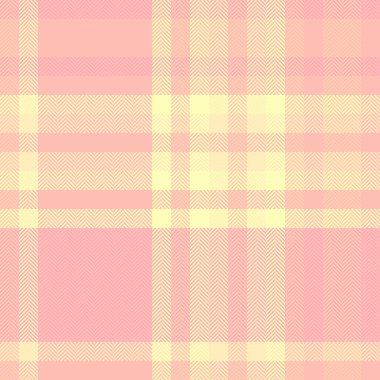 Vektör desenli ekosenin, kumaş dokusunu açık ve kırmızı renklerde kontrol eden tartan pürüzsüz arkaplanı.