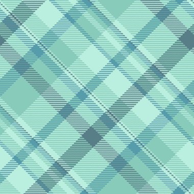 Tekstil dikişsiz vektörün tartan desenli ekoseli, arka plan dokusu ışık ve gök mavisi renkleriyle kontrol edilmiş..