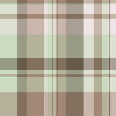 Pastel ve beyaz renklerde tartan desenli tekstil kontrolü ile ekosesiz arkaplan kumaş desenli vektör.