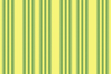 Dikey vektör arkaplanının kumaş çizgisi dokusu, sarı ve nane rengi tekstil deseni ile dikey.