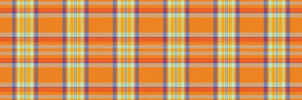 stock vector Attire vector seamless background, towel textile tartan plaid. Graphic pattern check fabric texture in orange and amber color.