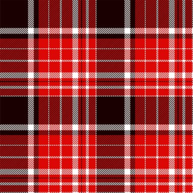 Kırmızılı ekose desenli. Kumaş dokusunu kontrol et. Vektör tekstil baskı tasarımı.