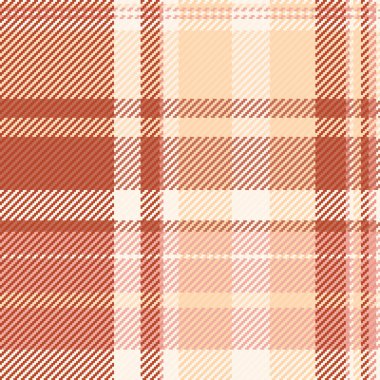 Tartsız kız geçmişi, dergi deseni kontrolü. Soyun vektör dokusu kırmızı ve şeftali rengi.