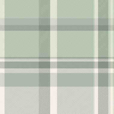 Desen desenli ekoseli kusursuz tekstil vektörü. Arka plan kontrollü kumaş kumaşı pastel ve açık renkli tartan..