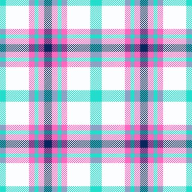 Ekose desenli. Kumaş dokusunu kontrol et. Vektör tekstil baskı tasarımı.