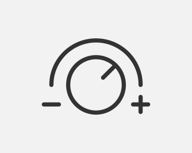 Işık karartıcı simge çizgisi düz moda tasarımı. Elektrik lambası enerji tasarrufu işareti.