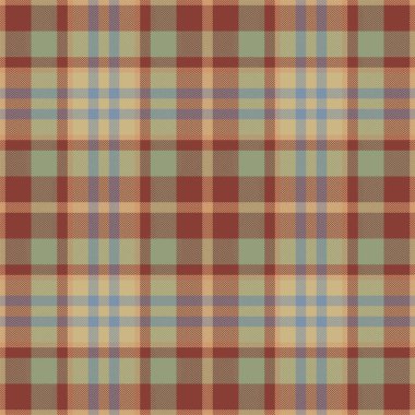 Ekose desenli. Kumaş dokusunu kontrol et. Vektör tekstil baskı tasarımı.