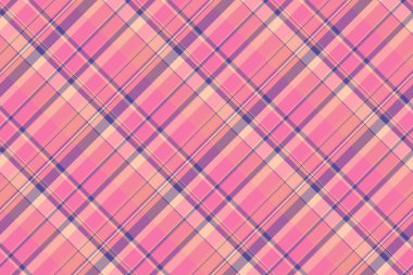Kırmızı ve pembe renklerde ekose kumaşlı kumaş desenli tartanın şablon arka plan kontrolü.