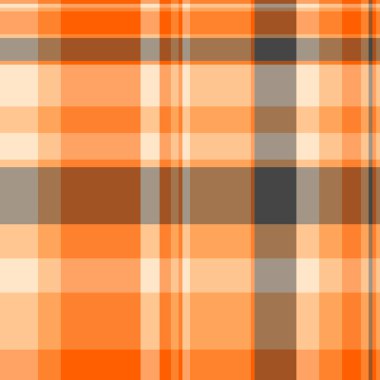 Japon desenli arka plan tekstili, ekose kumaş ustası. Seçim turuncu ve pastel renkte kusursuz vektör kontrol dokusu.