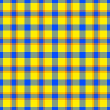 Simetri arka planı dikişsiz tartan, dokuma vektör deseni dokusu. Pastel ve parlak renkli tekstil kumaş ekosesini kontrol et.