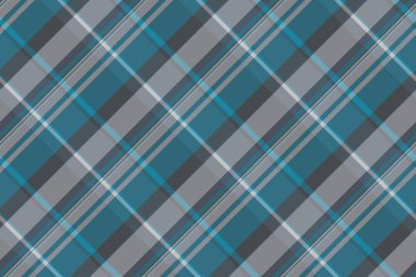 Tartan desenli arkaplan dokusu kusursuz. Pastel ve cyan renklerinde tekstil vektörü ekoseli..