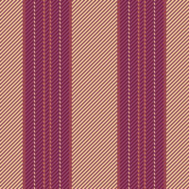 Pembe ve kehribar renkli arka plan kumaşsız tekstil içeren çizgili desen vektörünün dikey dokusu.