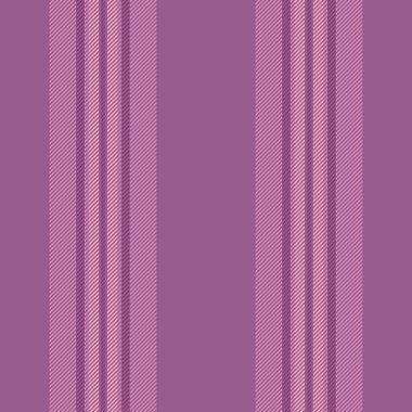 Uzun dikey kumaş şeritleri, dikdörtgen tekstil hatları. Tekstil vektör deseni arkaplanı pembe ve kırmızı renkte.